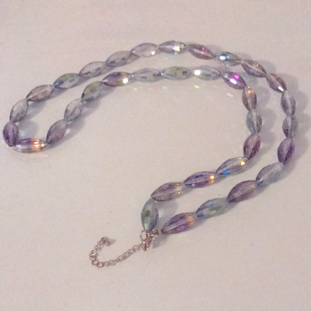 40 inch genuine crystal necklace